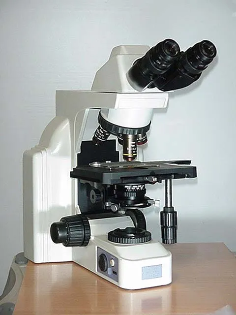 Microscopio professionale polarizzatore trinoculare planare